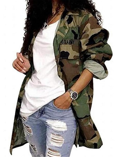 CBTLVSN Women's Lightweight Military Casual Camouflage Shirt Jacket | Amazon (US)