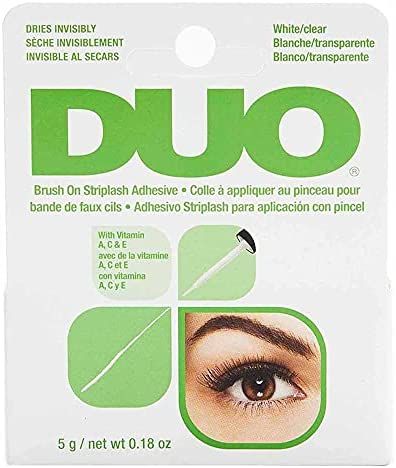 Amazon.com : DUO Brush-On Lash Adhesive with Vitamins A, C & E, Clear, 0.18 oz, 1-Pack : Fake Eye... | Amazon (US)