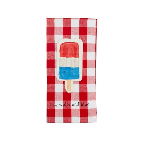 Mud Pie Popsicle Patch Americana Towel; 26" x 12" | Amazon (US)