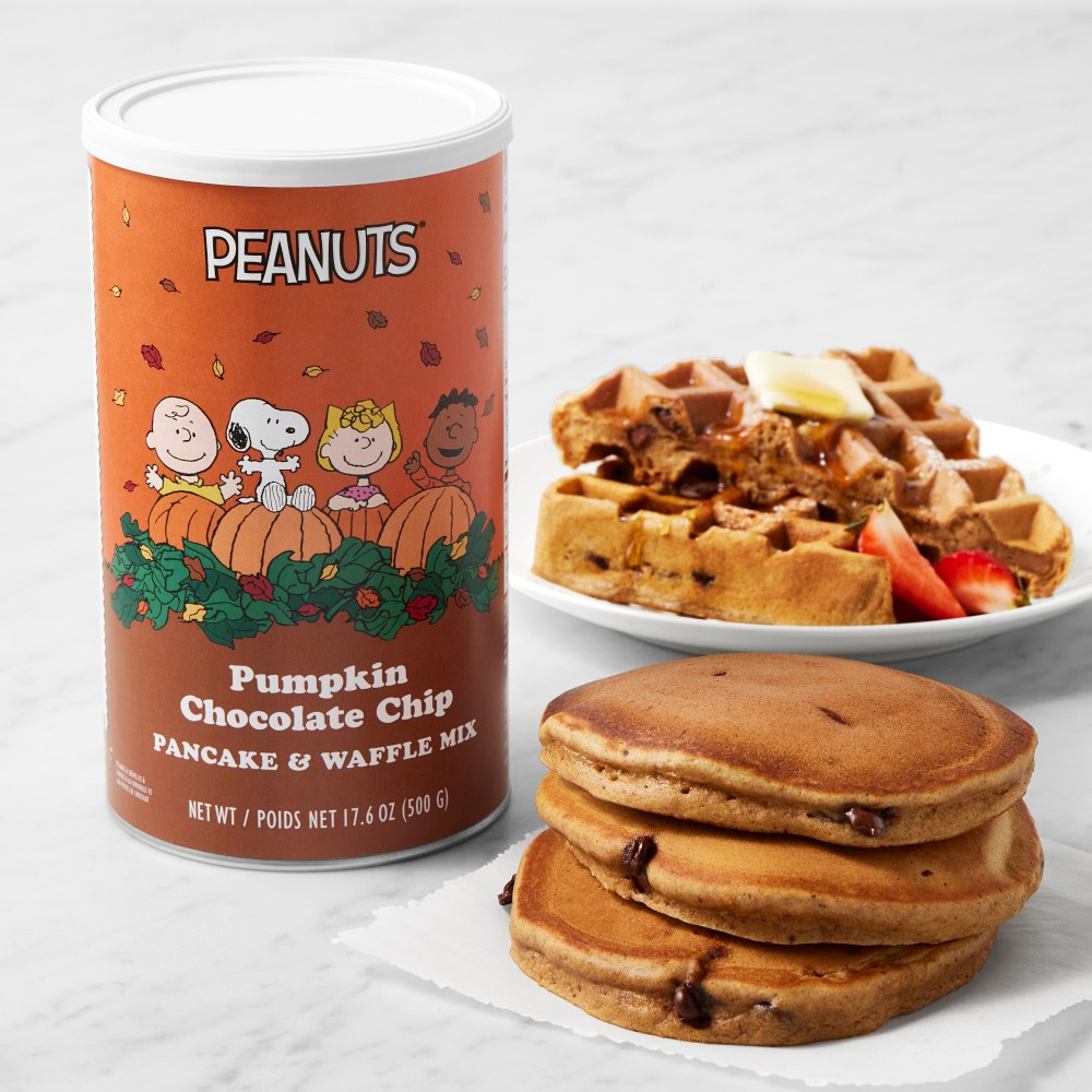 PEANUTS™ x Williams Sonoma Halloween Pumpkin Chocolate Chip Pancake &amp; Waffle Mix | Williams-Sonoma