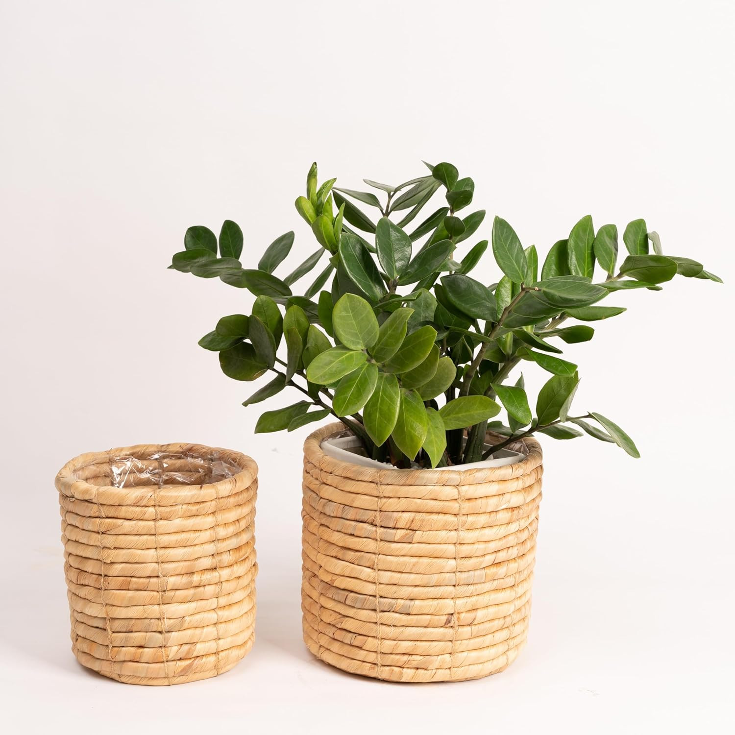 Set of 2 Water Hyacinth Planter Pot Indoor for Plant, Flower Pot, Succulent Pot, Basket Planter, ... | Amazon (US)