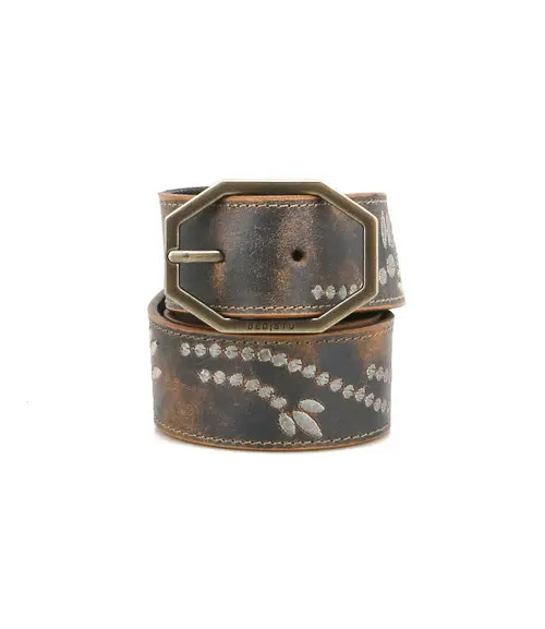 Bed Stu Mohawk Belt in Silver Lux at Nordstrom, Size Medium | Nordstrom