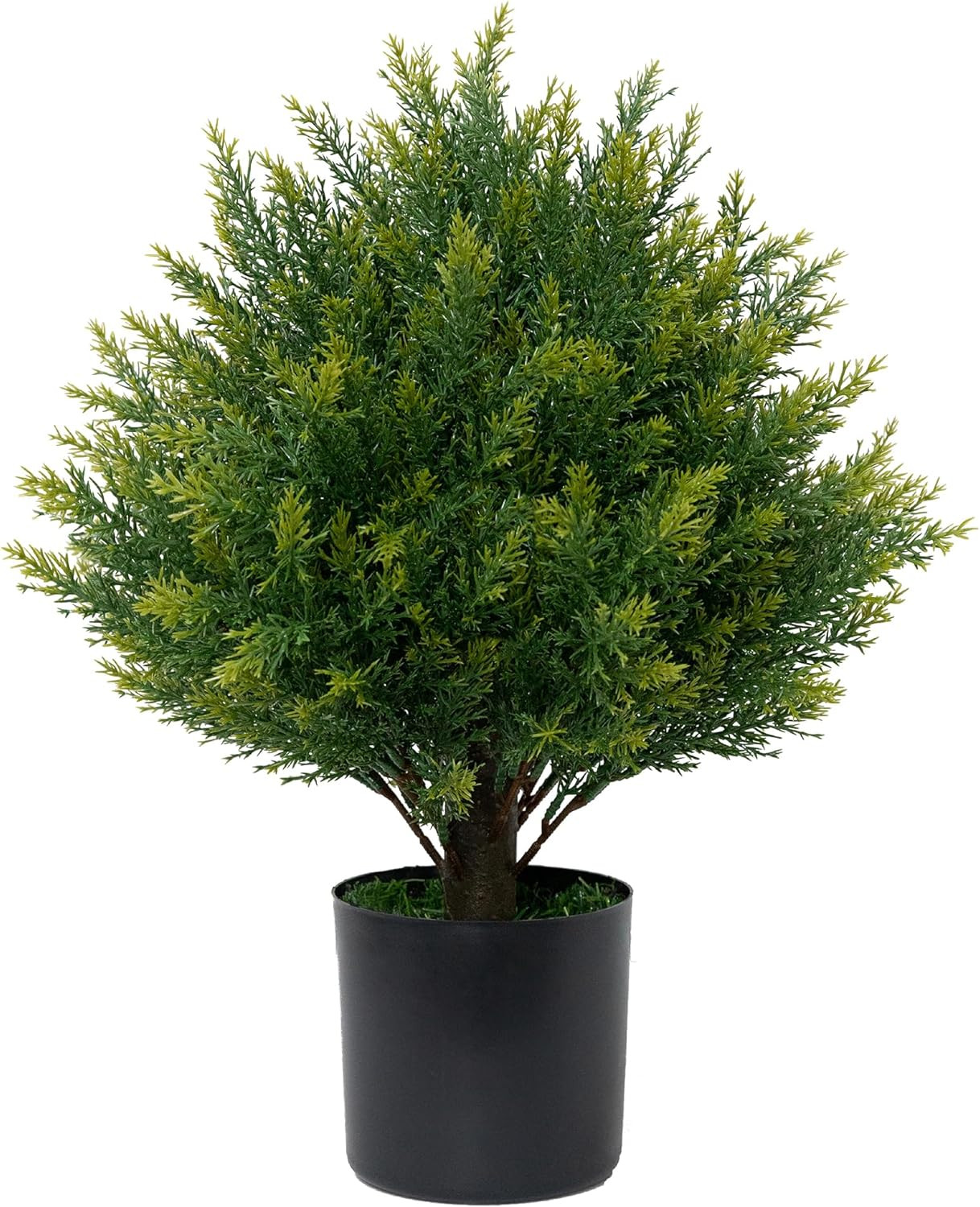 Artificial Topiary Ball Tree 19''T Faux Little Bush Ball Tree UV Resistant Shrub Potted Artificia... | Amazon (US)