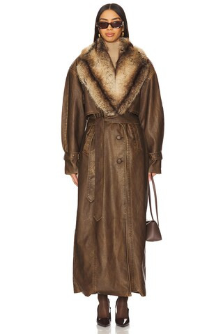 AFRM Saint Trench in Washed Brown from Revolve.com | Revolve Clothing (Global)