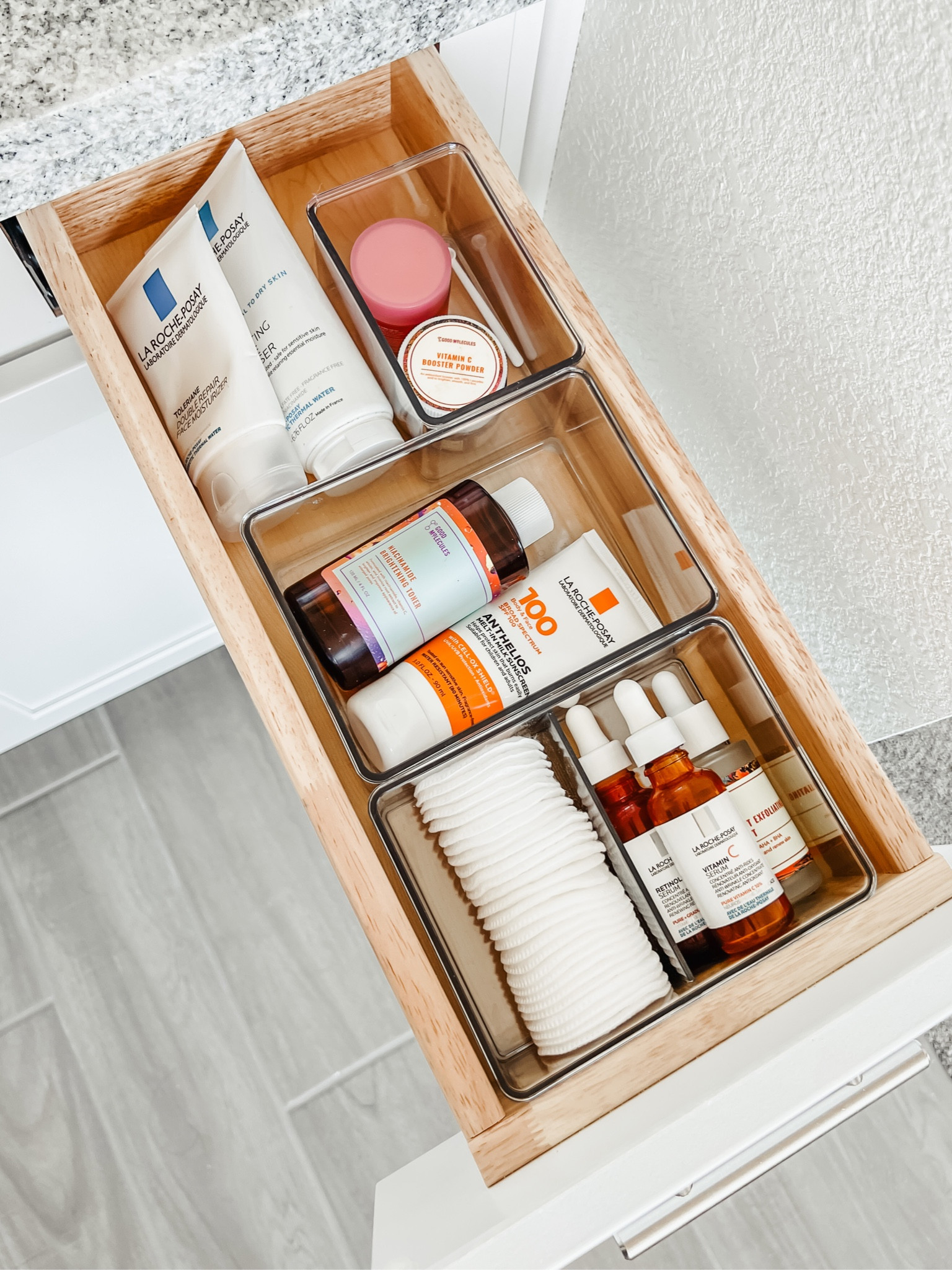 Skincare drawer organization 

#LTKhome
