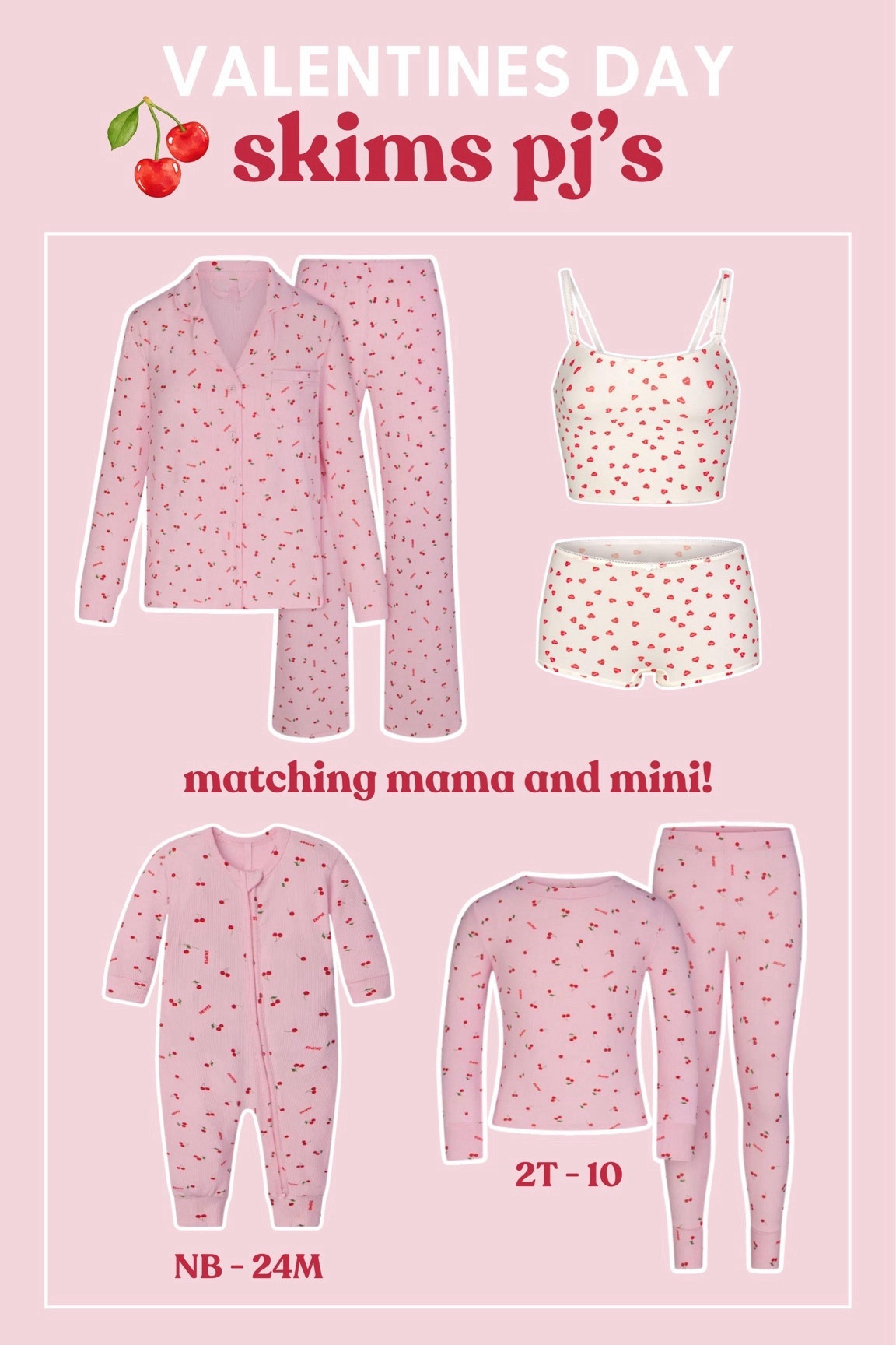 skims valentine’s day collection!!!

#skims #valentinesday #cherries #kids #baby #pajamas #pink 

#LTKSeasonal #LTKMostLoved #LTKkids