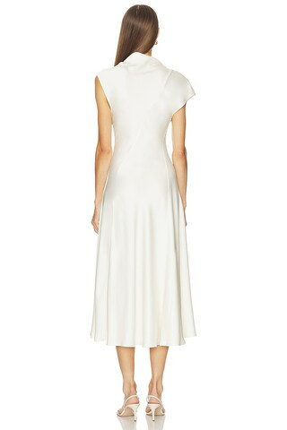 Camila Coelho Ondina Midi Dress in Bone from Revolve.com | Revolve Clothing (Global)