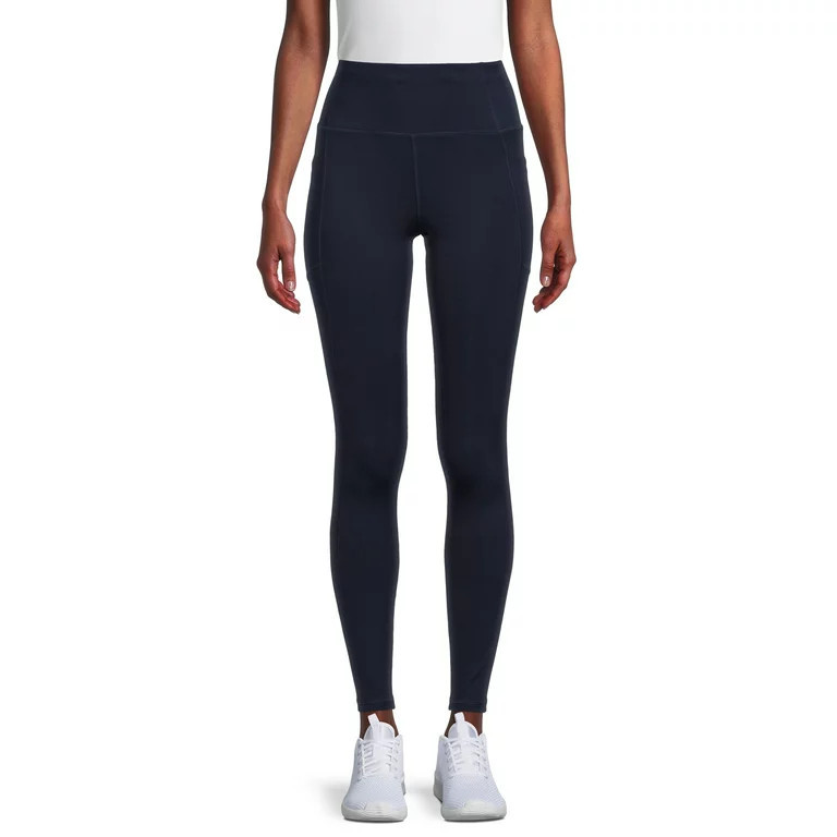 Avia Women’s 28" High Waist Ankle Leggings with Side Pockets - Walmart.com | Walmart (US)