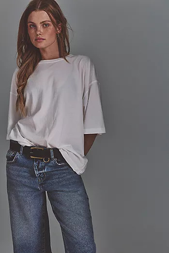 We The Free Rex Oversized Cotton Tee | Free People (Global - UK&FR Excluded)
