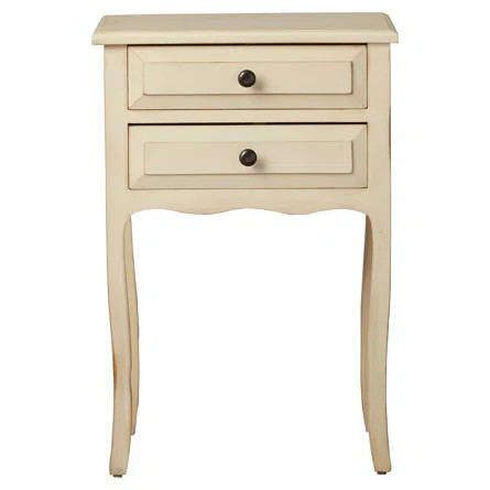 Andover Mills™ Joanna 2 - Drawer Solid Wood Nightstand | Wayfair North America