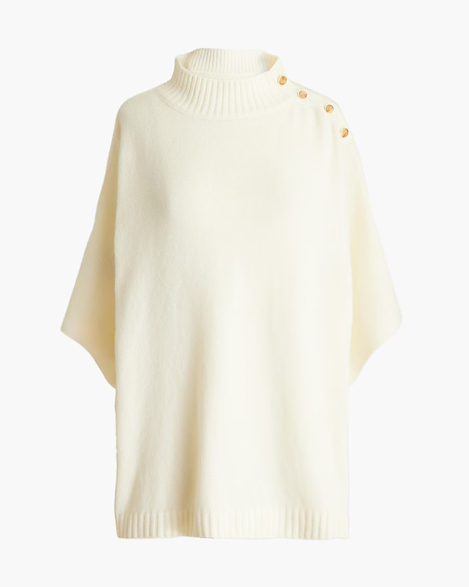 Button-neck poncho | J.Crew Factory