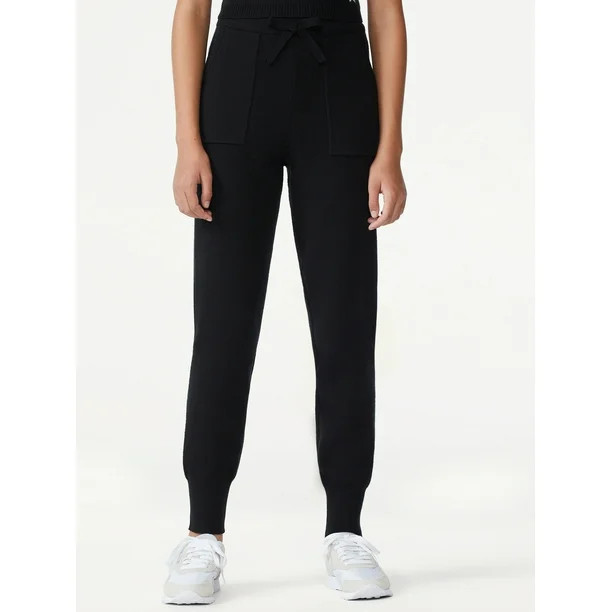Free Assembly Girls Sweater Knit Jogger, Sizes 4-18 - Walmart.com | Walmart (US)