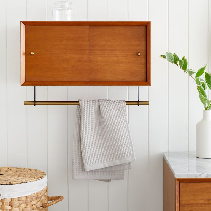 Mid Century Bathroom Storage Cabinet | West Elm (US)