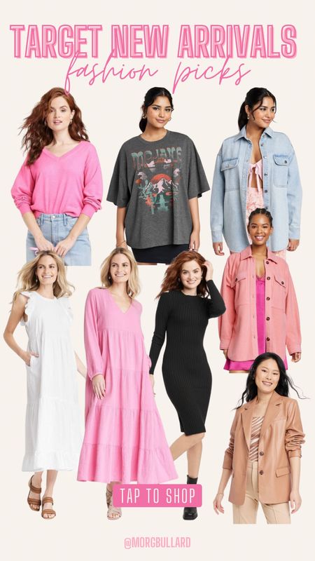 Target New Arrivals | Leather Blazer | Shacket | Pink Sweater 

#LTKSeasonal #LTKstyletip #LTKunder50