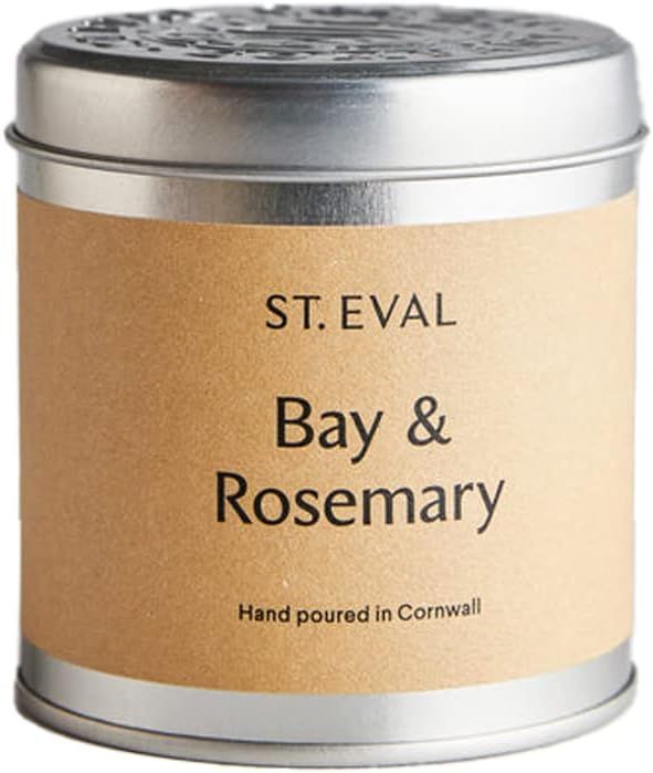 St. Eval Bay & Rosemary Scented Tin Candle - Wax - Refreshing Fragrance - Refreshing Blend of Coo... | Amazon (UK)