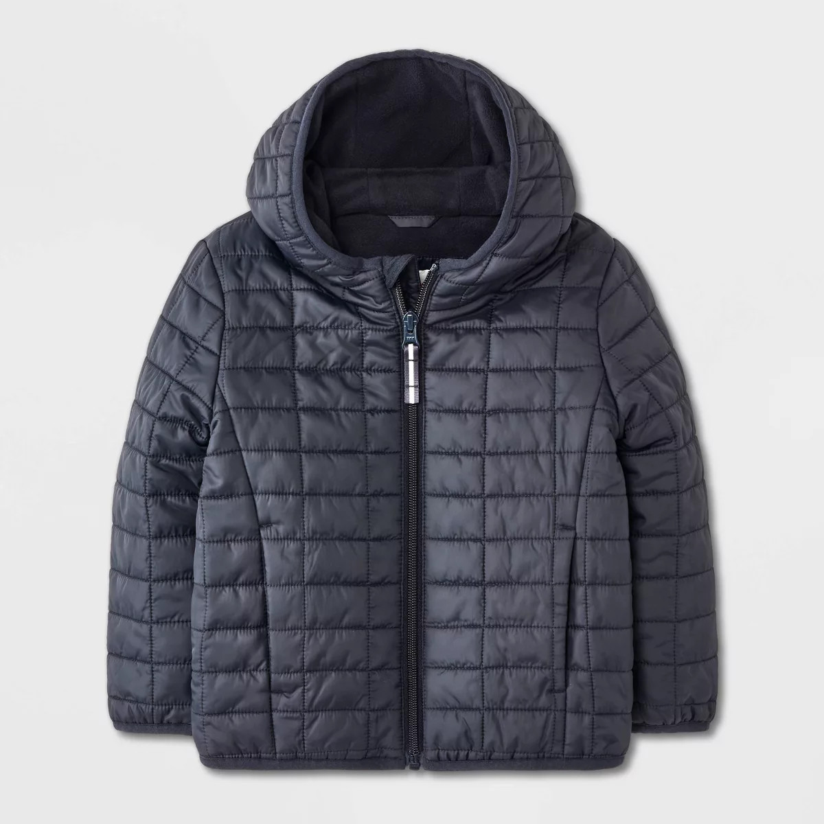 Toddler Boys' Value Puffer Jacket - Cat & Jack™ Black | Target