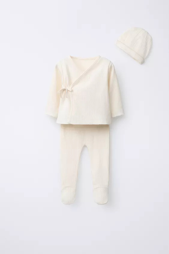 SET ERSTAUSSTATTUNG UND POINTELLE-TÄSCHCHEN MIT HERZCHEN | Zara DE