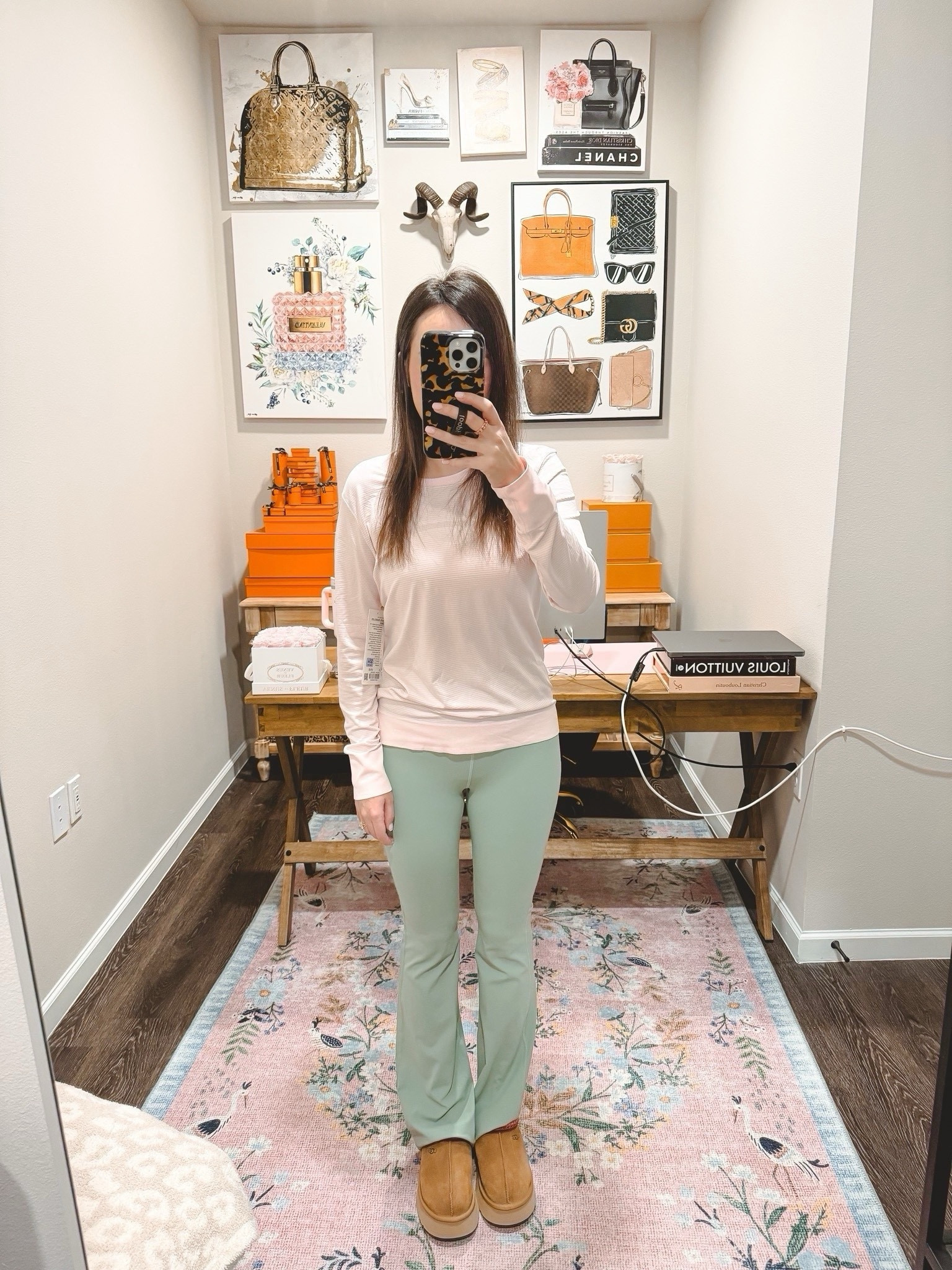 Lululemon swiftly strawberry milkshake (size 6) with lululemon groove flare palm court (size 4)
  



#LTKSeasonal #LTKFindsUnder100 #LTKStyleTip