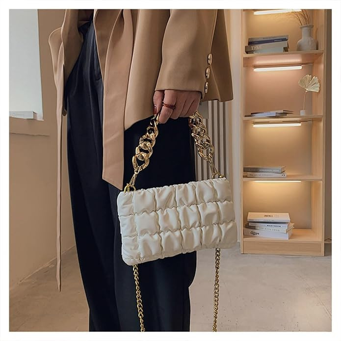 Women's Retro Lattice Envelope Crossbody Bag Chain Shoulder for Women Vintage Clutch Purse Handba... | Amazon (US)