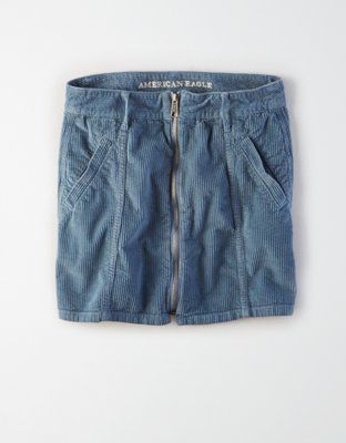 AE High-Waisted Festival Corduroy Skirt | American Eagle Outfitters (US & CA)