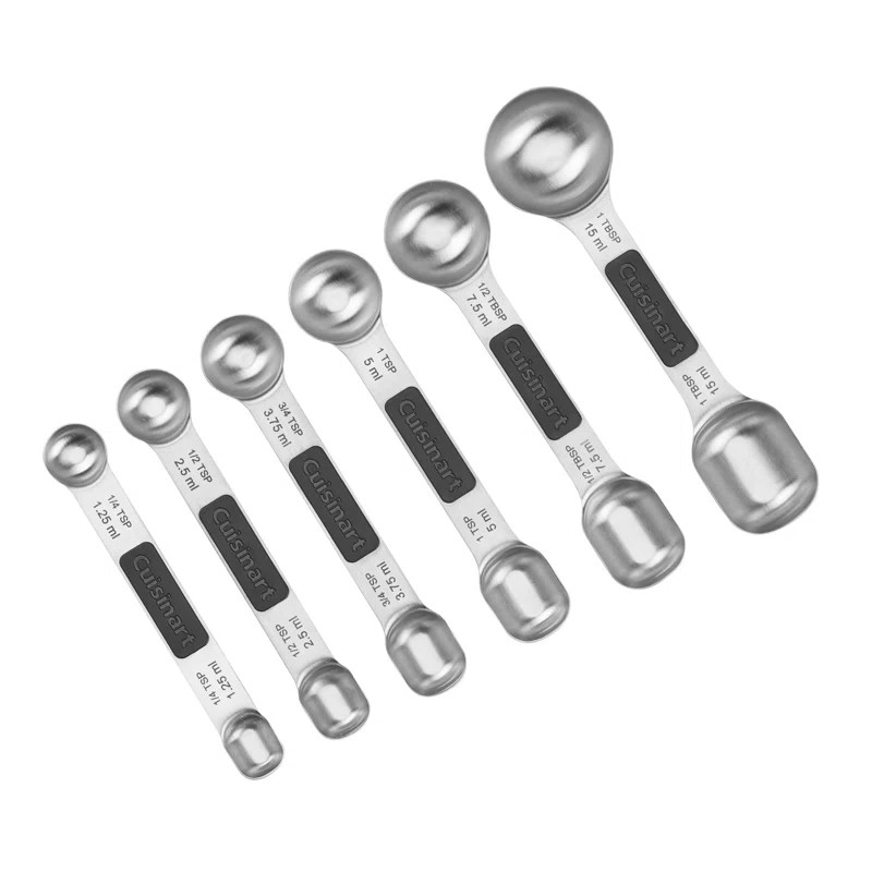 Cuisinart 6-Piece Stainless Steel Measuring Spoon Set | Wayfair North America