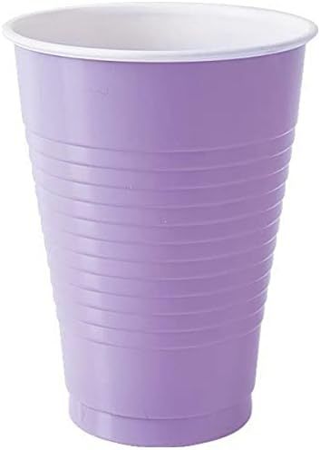 Party Dimensions Plastic Party Cups-12oz | Hydrangea | Pack of 20 Cups, 12 ounce | Amazon (US)