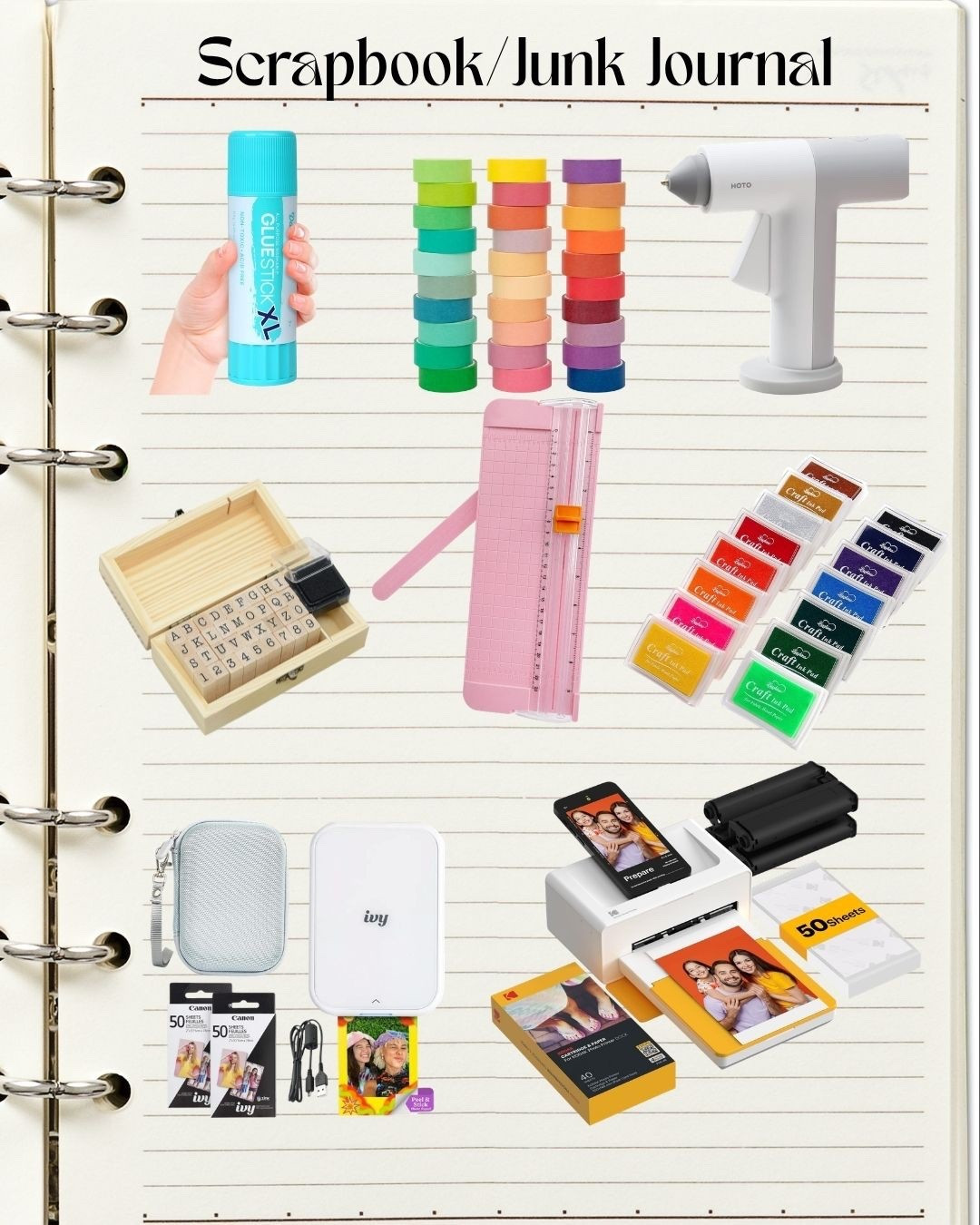 Scrapbook/Junk Journal must haves!! ✂️🤍🗞️📓✏️

#LTKgrwm #LTKdayinmylife #LTKHome