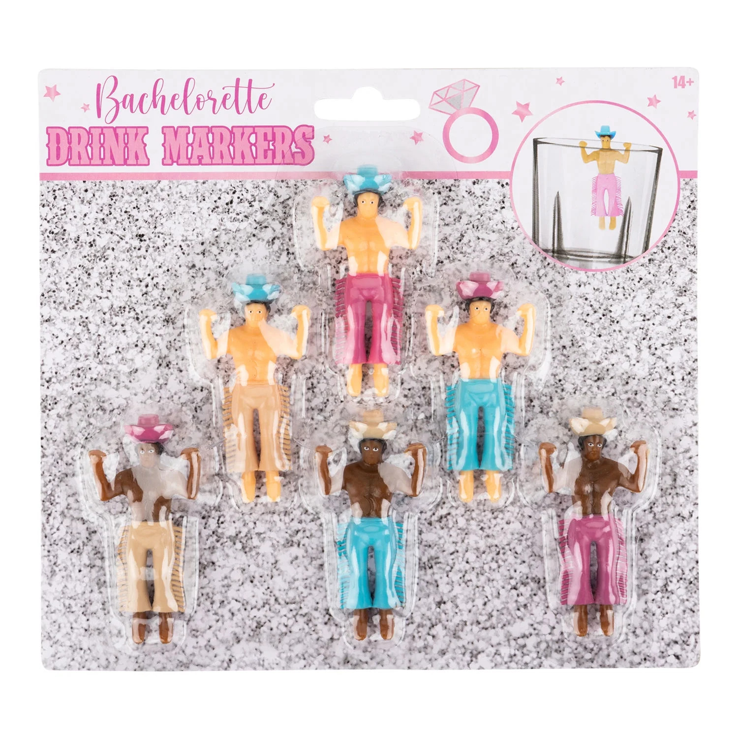 Cowboy Drink Markers, 6 Pack | Walmart (US)