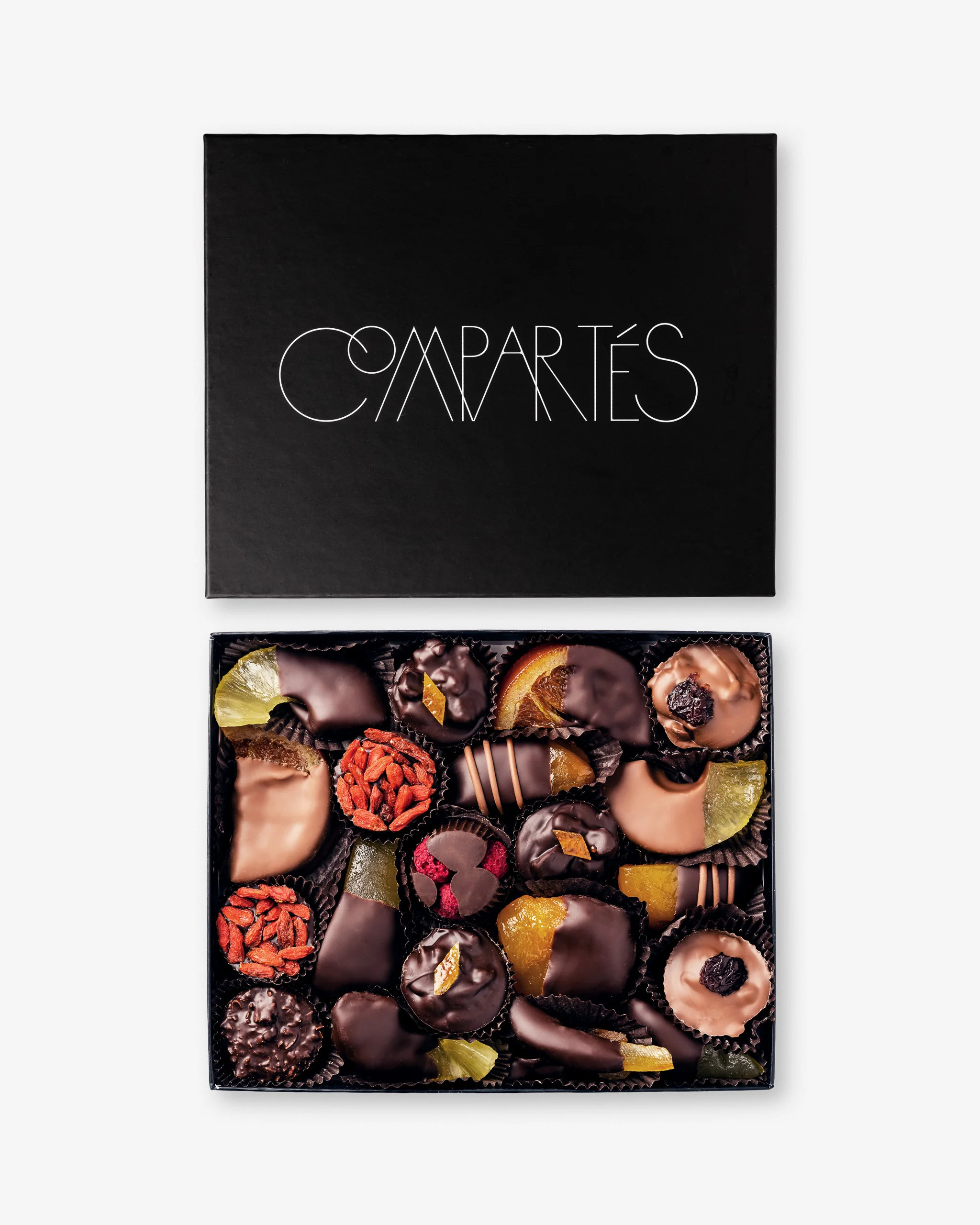 Chocolate Covered Fruits Assortment Gift Box | Compartés
