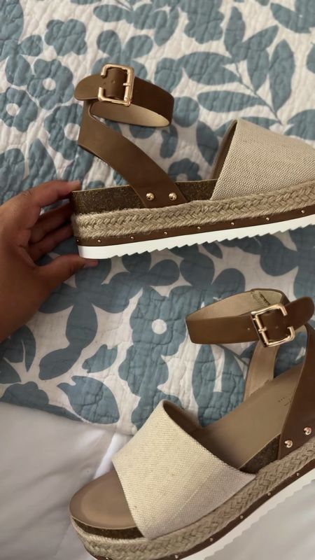 Got the cutest sandals in the mail! Under $40! I’m obsessed! 

#LTKfindsunder50 #LTKsalealert #LTKshoecrush