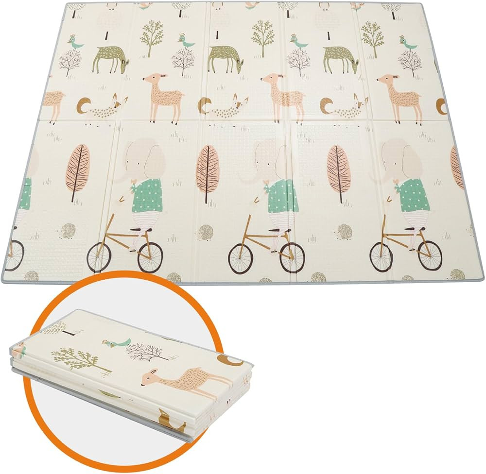 Gupamiga Baby Folding mat Play mat Extra Large Foam playmat Crawl mat Reversible Waterproof Porta... | Amazon (US)