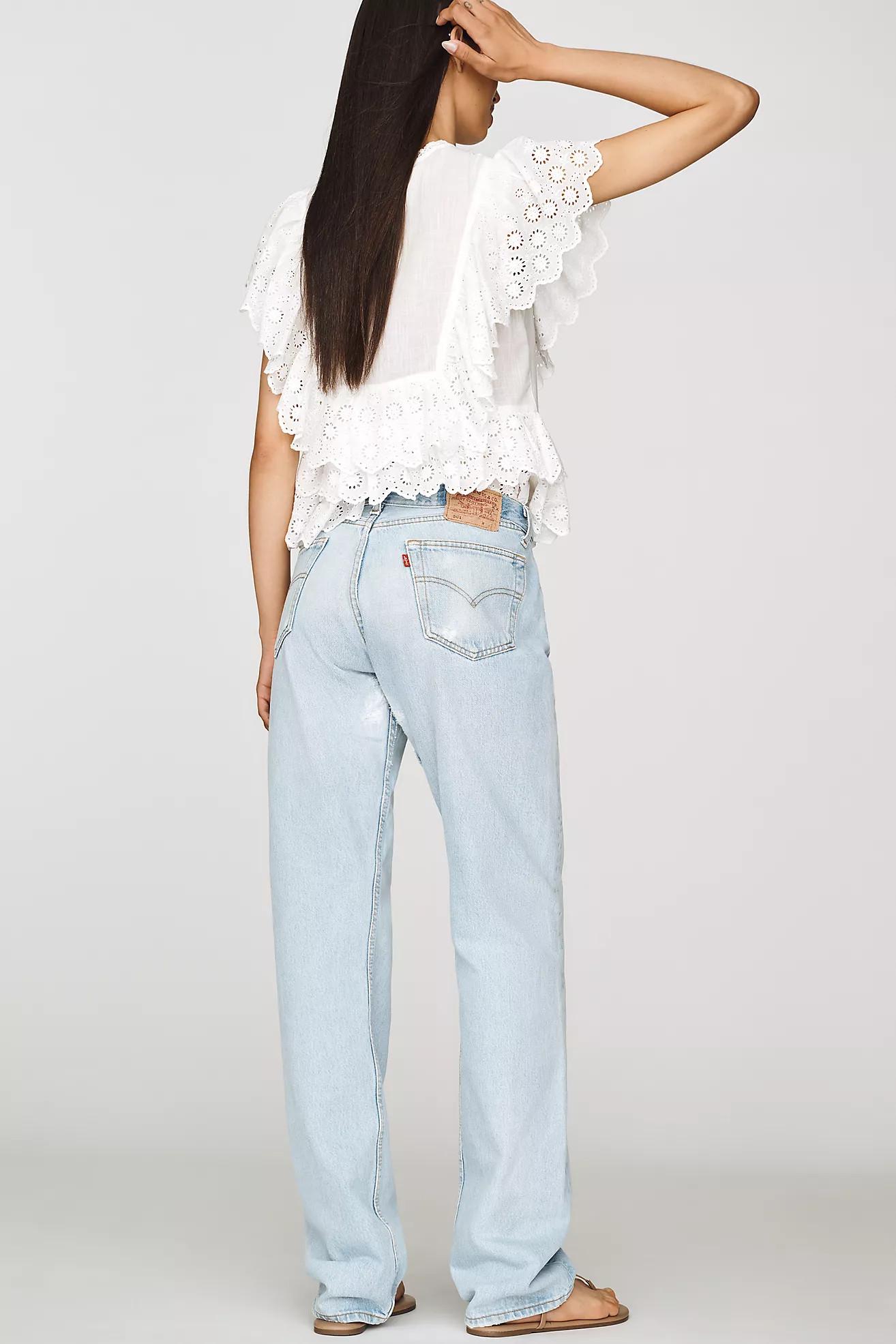 aligrace 90s Original Low-Rise Straight-Leg Jeans | Anthropologie (US)