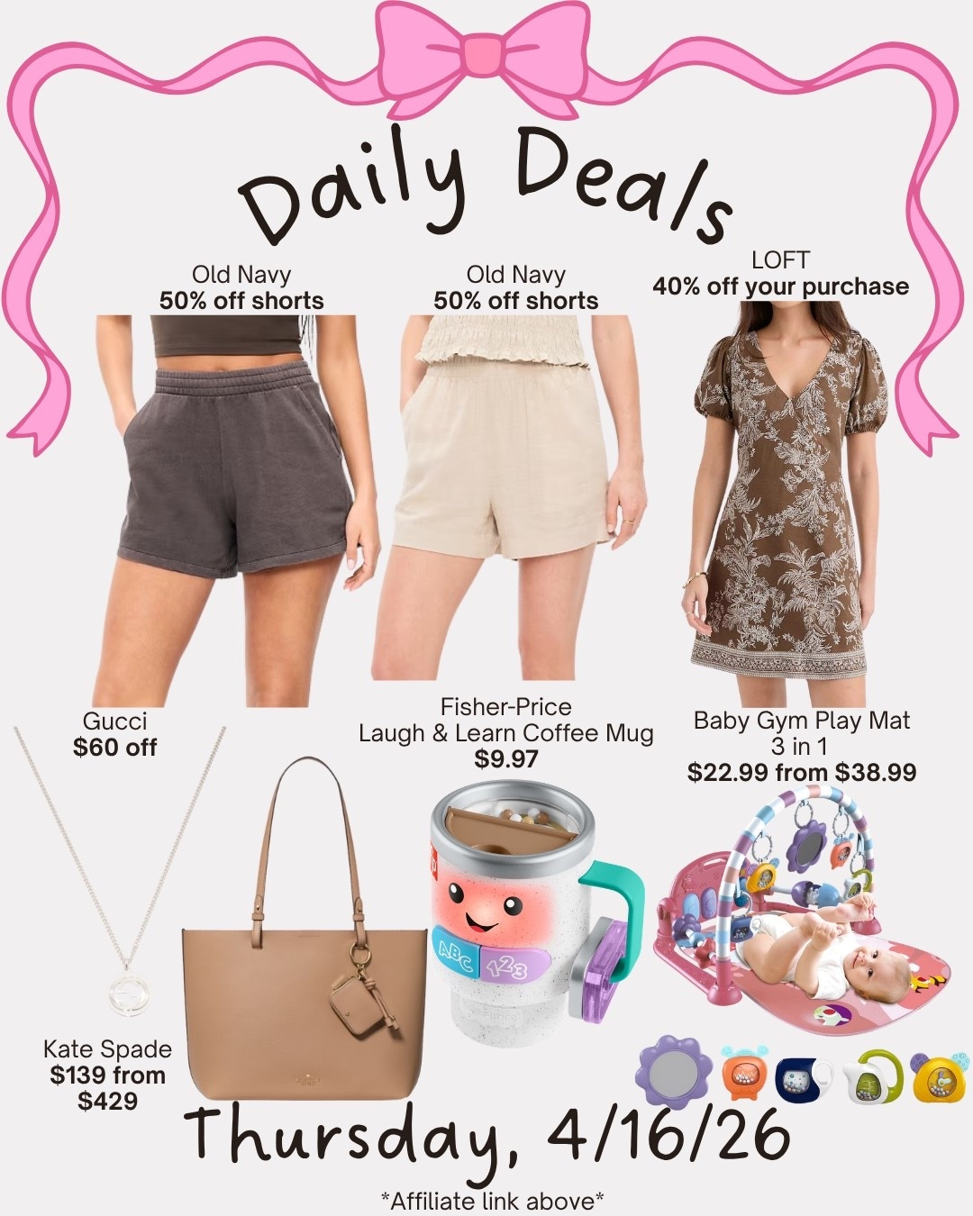 Daily deals 

#LTKSeasonal #LTKSaleAlert #LTKBaby