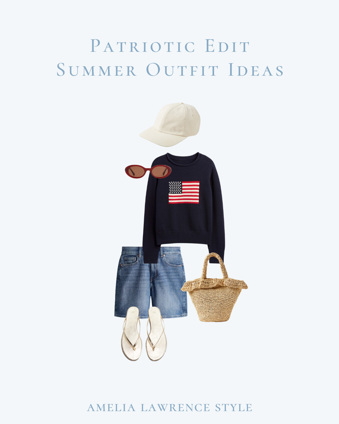The patriotic edit summer outfit edition. 

 #LTKSummerEdit #LTKStyleTip #LTKItBag