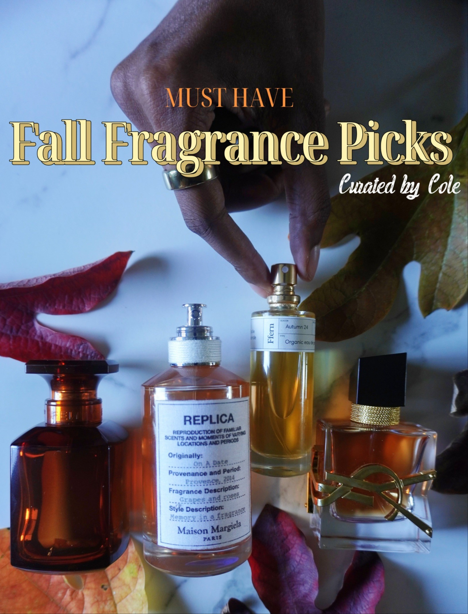 🍂 Fall Fragrance Roundup: Must-Have Scents for 2024 🍂Looking for the perfect fall fragrance? I’ve curated my top picks of the season, featuring warm, cozy scents like Ffern Autumn ‘24, Fenty Eau de Parfum, YSL Libre Intense, and Maison Margiela ‘On a Date’.

#LTKGiftGuide #LTKSeasonal #LTKBeauty