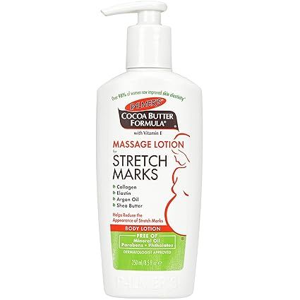 Palmer's Cocoa Butter Formula Massage Lotion For Stretch Marks, Pregnancy Skin Care, 8.5 Ounces | Amazon (US)