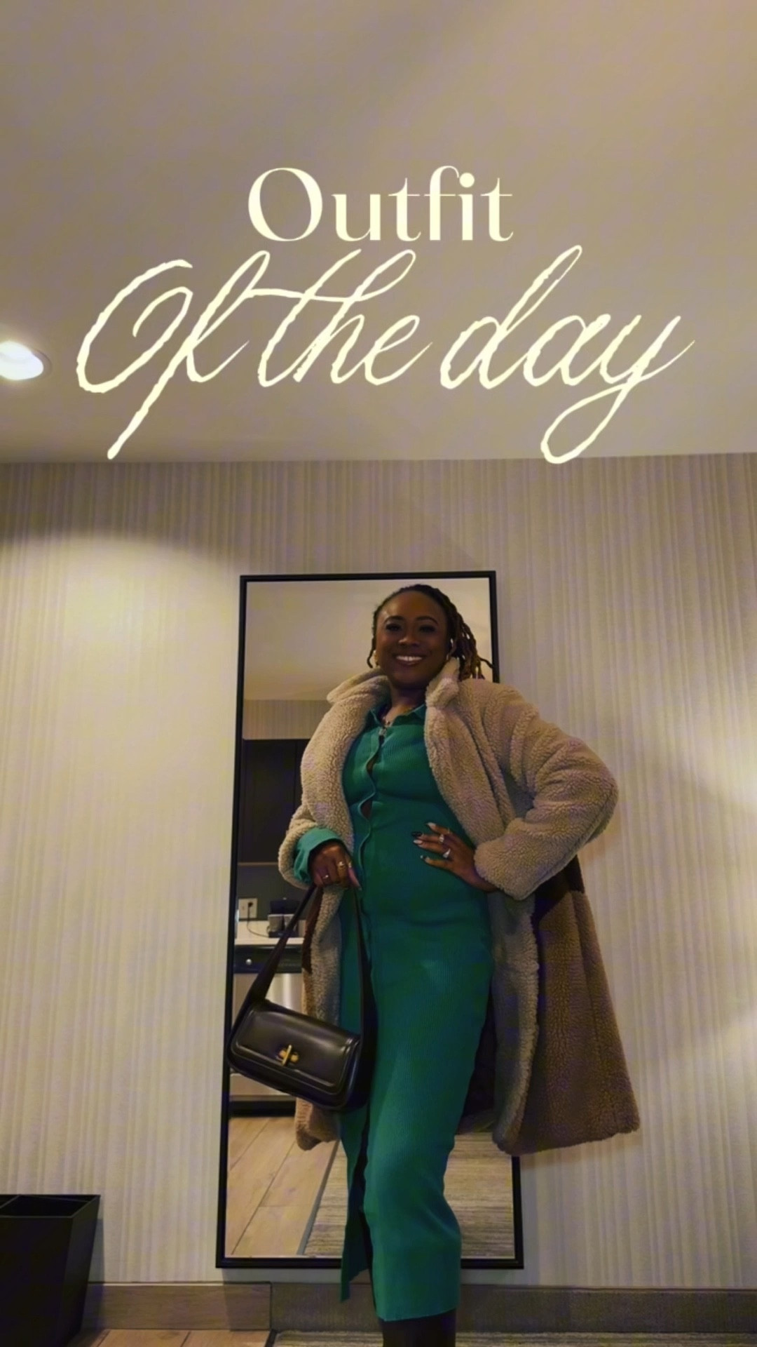 Dress is from Micas
Jacket from JustFab 
Bag from Marshall’s 

#LTKgrwm #LTKHoliday #LTKootd