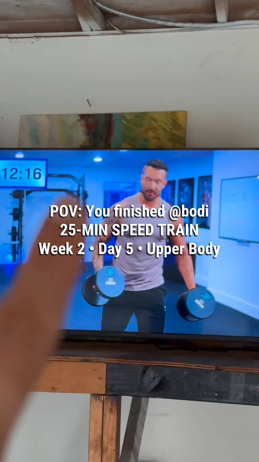 This 25-minute @bodi Speed Train Week 2 Day 5 Upper Body workout had my arms SHAKING 💪🏼🔥
Quick, effective, and perfect for busy days—60-second sets, resistance band burnout, and a must-do cool down.
I love workouts that challenge me and still fit into real life. Saving this one on repeat ✨
Tap to shop my workout essentials + program I’m using.



bodi workout
speed train workout
upper body workout
25 minute workout
home workout program
resistance band workout
arm workout women
busy mom workout
quick effective workout
women’s fitness routine
at home strength training
toned arms workout
workout essentials
fitness motivation women

#LTKmomlife #LTKActive #LTKfitnessgoals