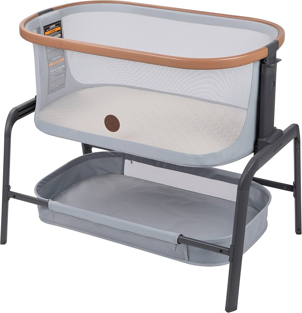 Maxi-Cosi Iora Bedside Bassinet, 4 Height Positions to Choose from , Essential Grey | Amazon (US)