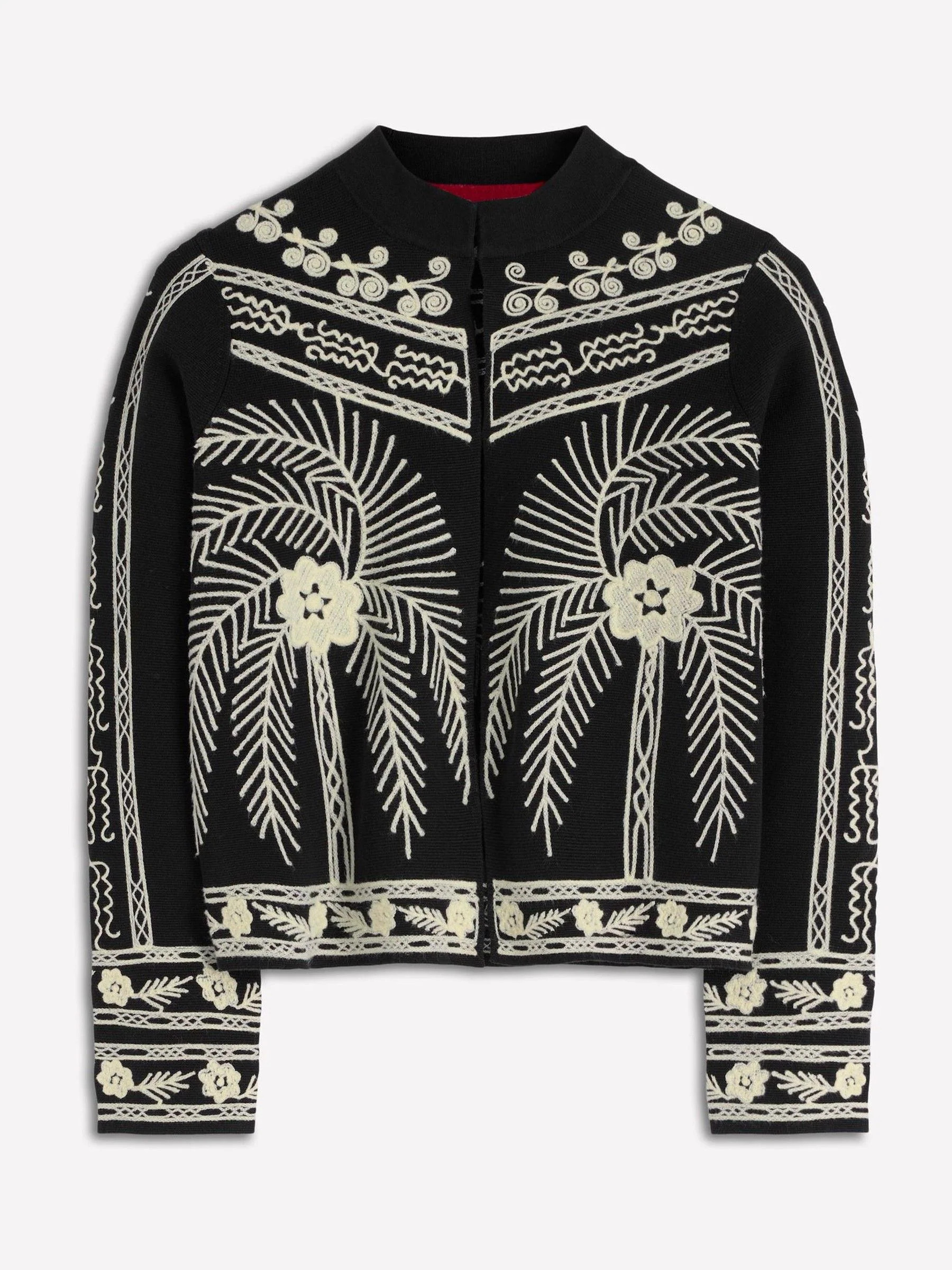 Boden Boden Black Elena Stand Neck Jacket | Next US