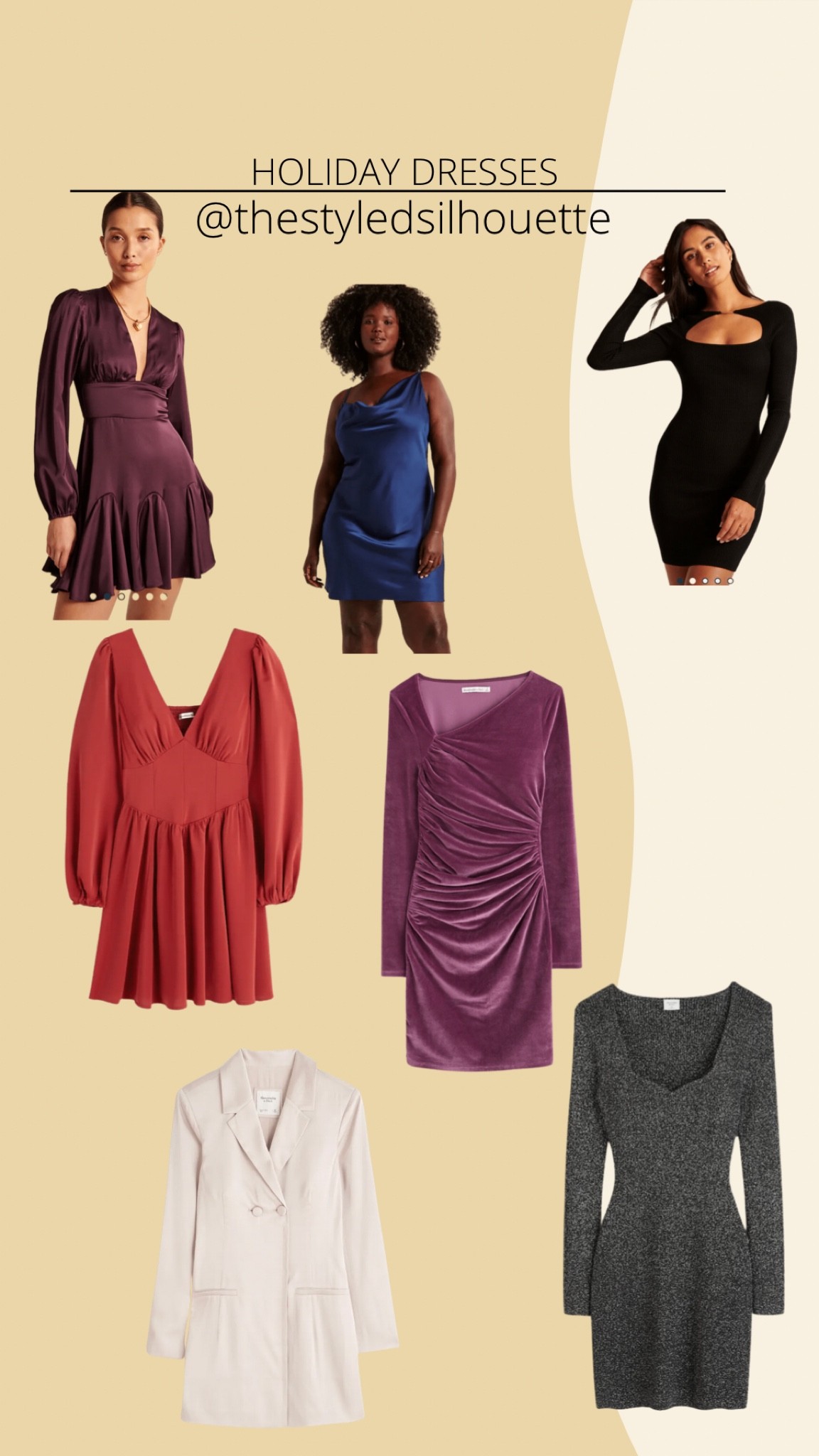 Holiday dresses 

#LTKHoliday #LTKSeasonal #LTKwedding