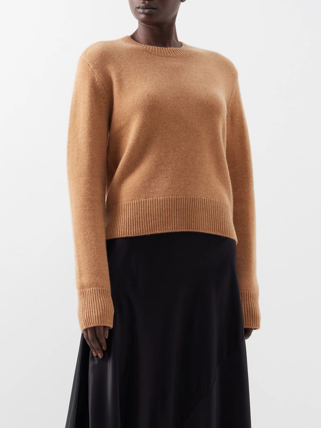 Round-neck cashmere sweater | FRAME | Matches (UK)