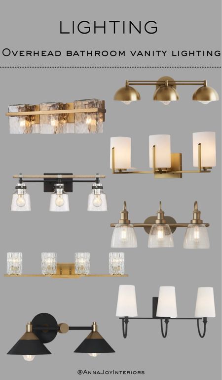 Lighting makes the world of a difference by adding character and texture! Here are a few of my favorites for overhead vanity lighting. 💡✨


#LTKhome #LTKstyletip