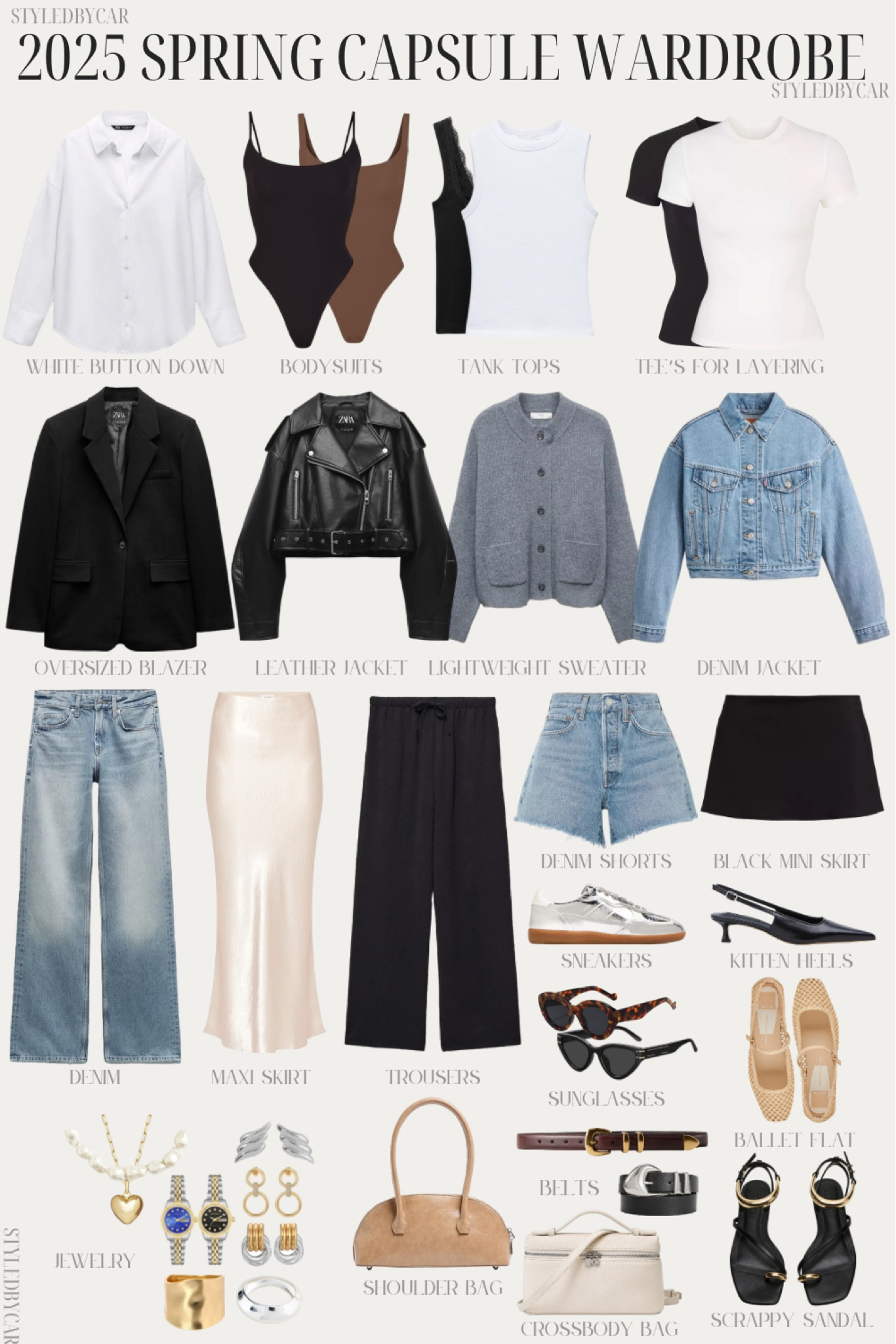 Capsule Wardrobe Guide Spring 2025

How to build a Versitile and Fashionable Wardrobe with my Capsule Wardrobe Guide! This guide contains a spring collection (all the necessities) and a 2025 summer collection – a capsule wardrobe style guide for you! Discover the endless possibilities and elevate your fashion game – this guide should be your go-to for effortless and chic style. 


#LTKStyleTip #LTKItBag #LTKMostLoved