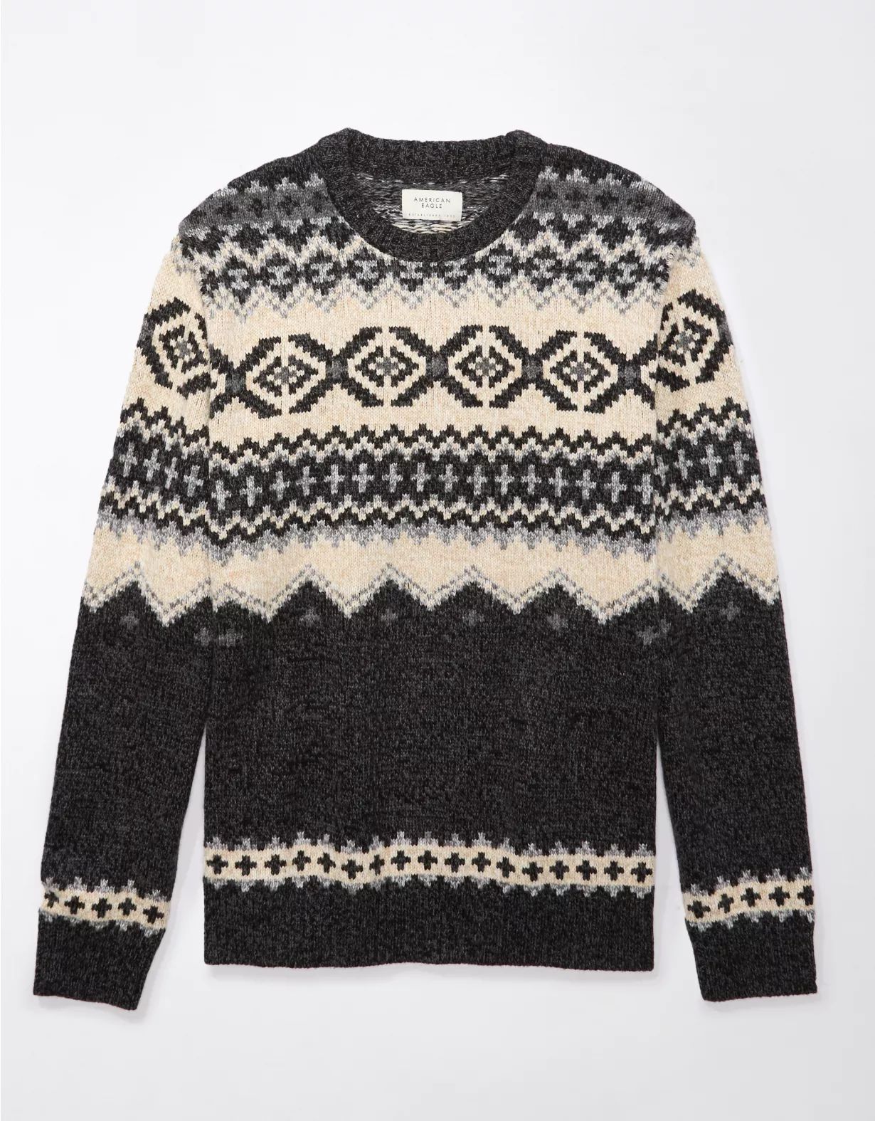 AE Super Soft Holiday Crewneck Sweater | American Eagle Outfitters (US & CA)