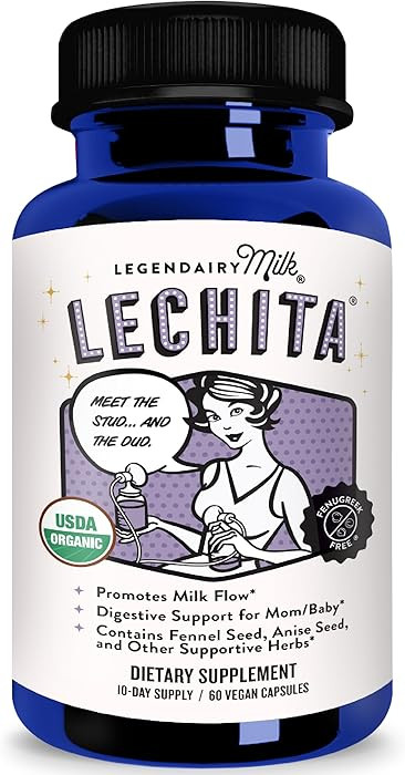 Legendairy Milk Lechita, Supports Milk Flow, Organic Fenugreek Free Breastfeeding Supplement, Org... | Amazon (US)