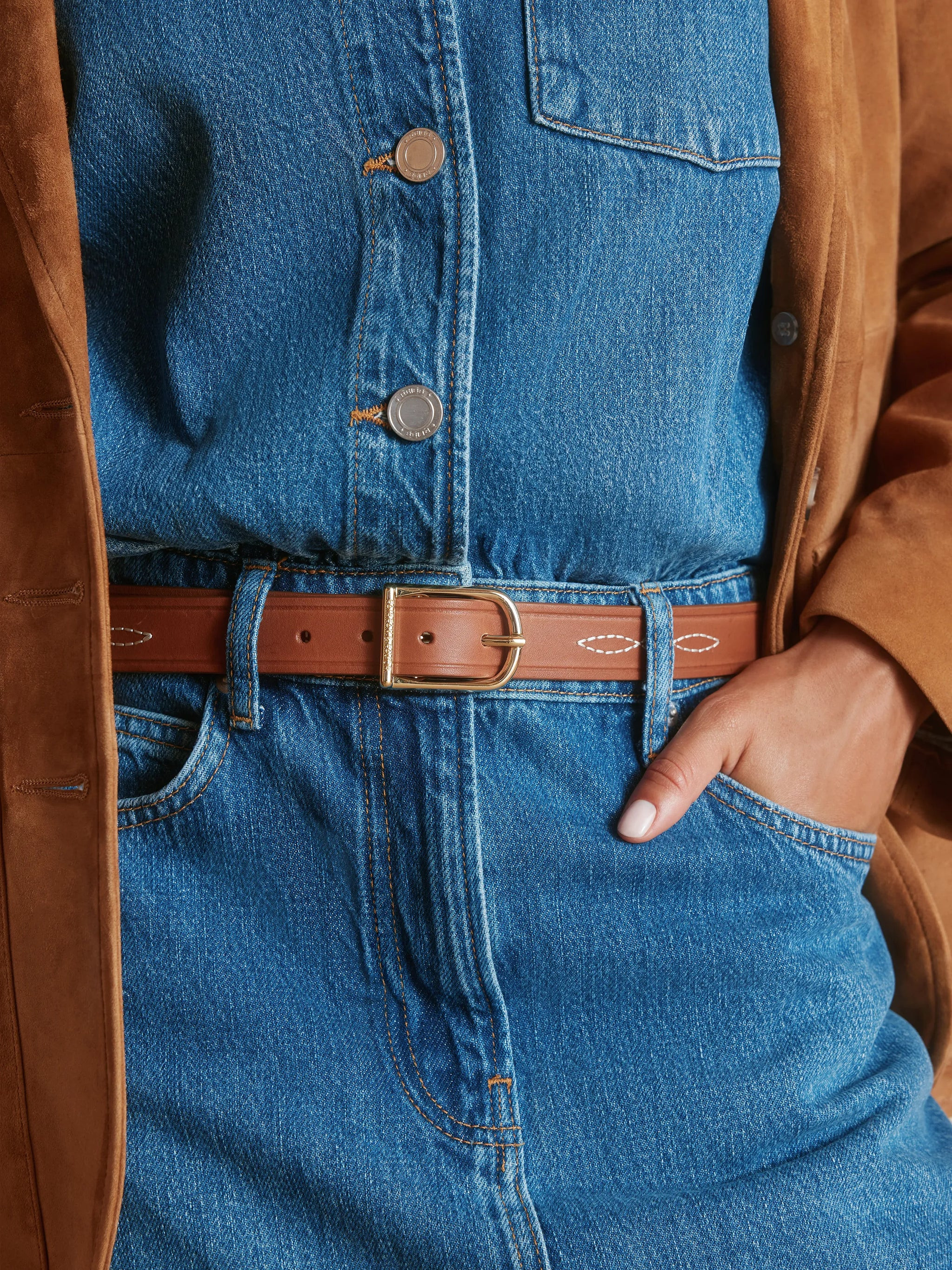 Rockingham - Women's Belt - Tan Leather | Fairfax & Favor | Fairfax & Favor (UK)