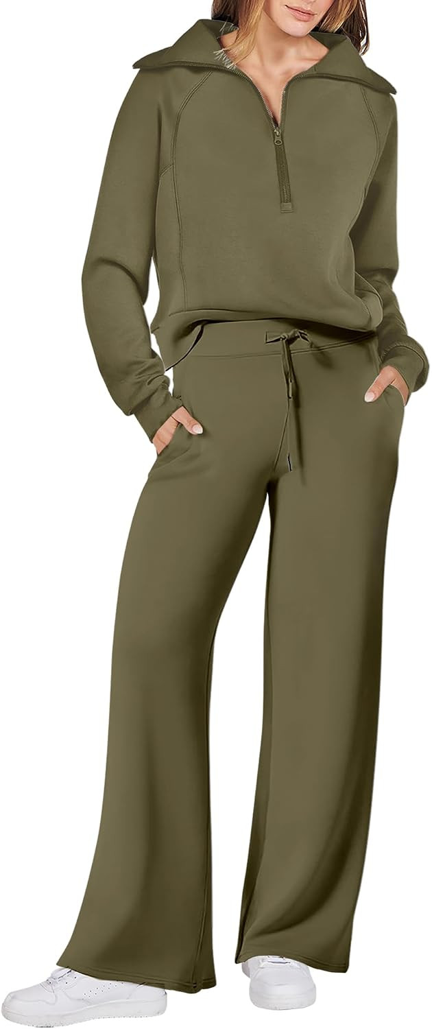 ANRABESS Women 2 Piece Set Sweatsuits Lounge Fall Outfits | Amazon (US)