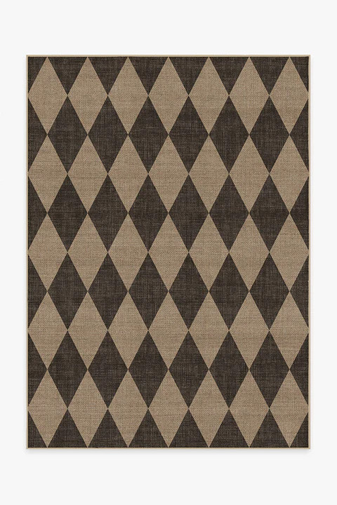 Palazzo Soft Black Re-Jute Rug | Ruggable