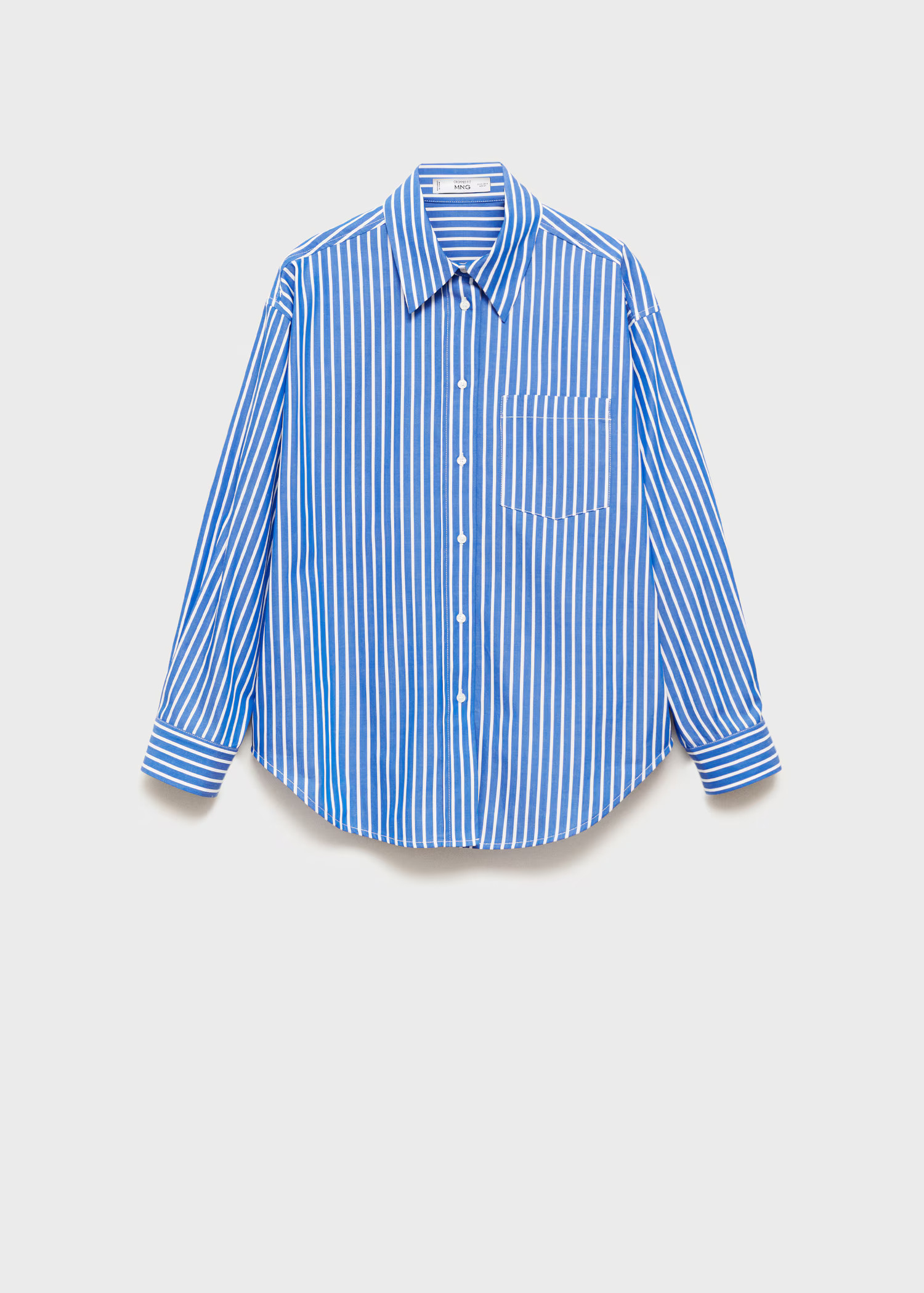 Combined striped shirt - Women | MANGO United Kingdom | MANGO (UK)